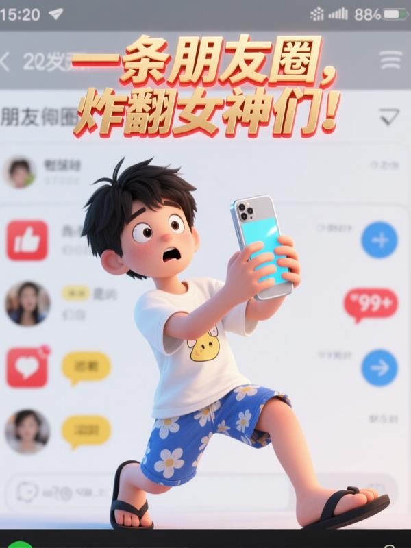 一条朋友圈，炸翻女神们！封面