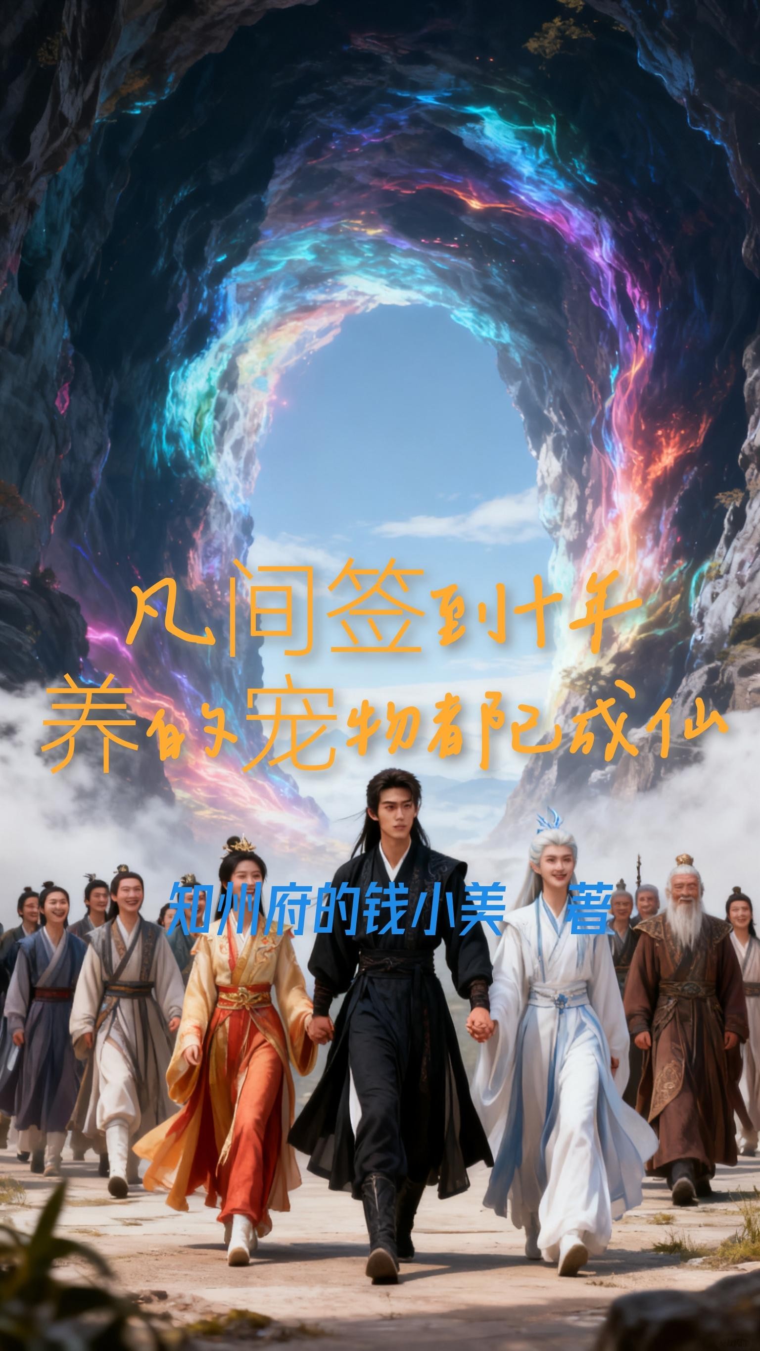 凡间签到十年，养的宠物都已成仙封面