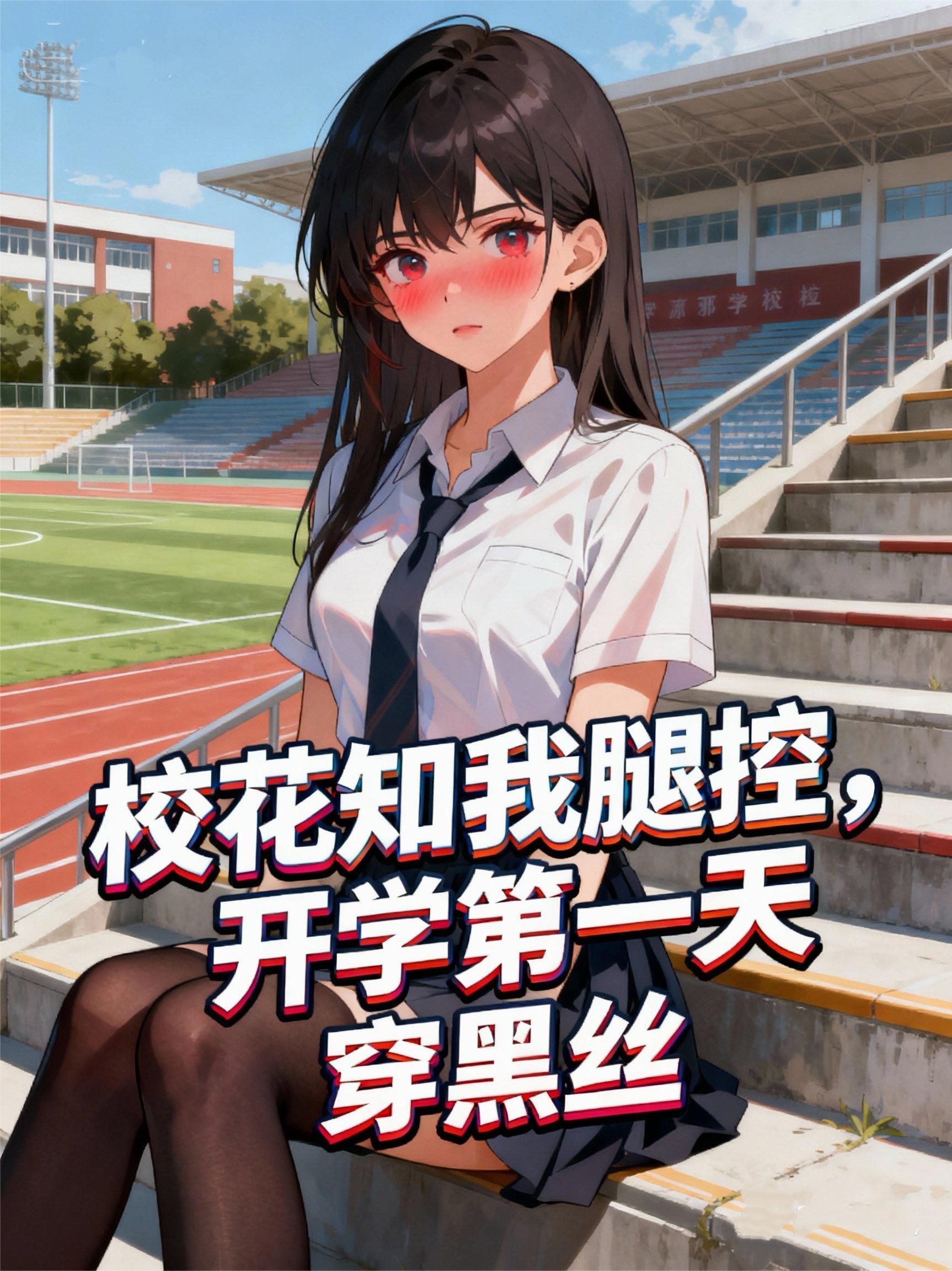 校花知我腿控，开学第一天穿黑丝封面