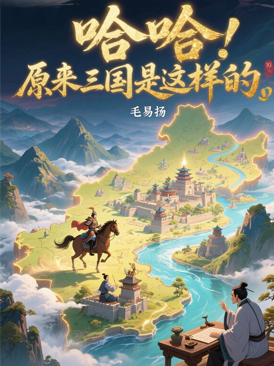 哈哈，原来三国是这样的封面
