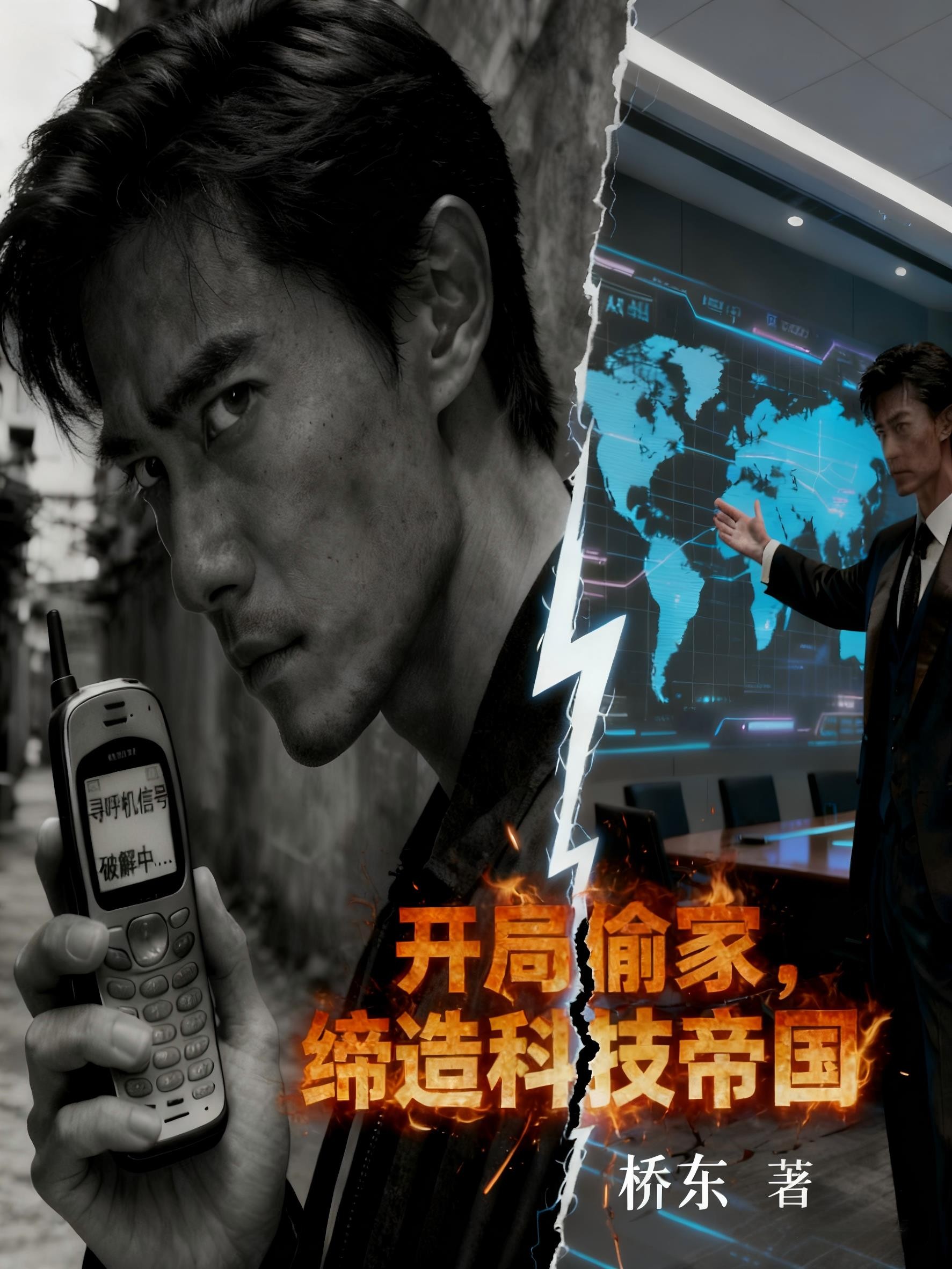 开局偷家，缔造科技帝国封面