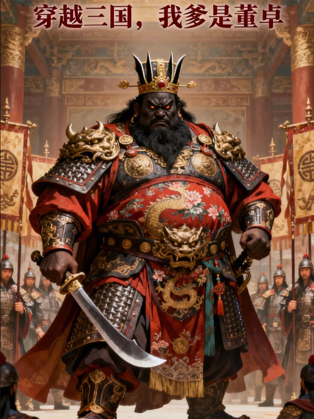 穿越三国,我爹是董卓封面