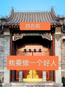 四合院：我要做一个好人！封面