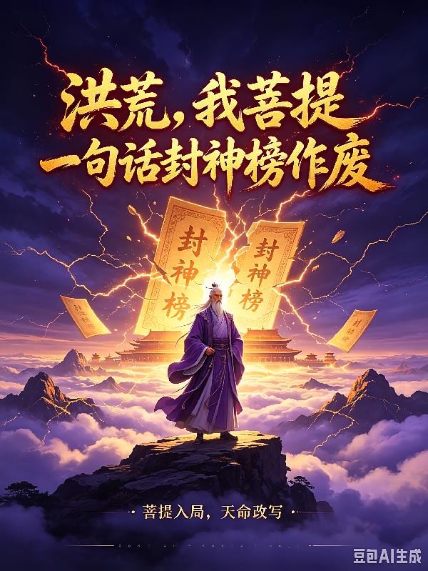 洪荒，我菩提一句话，封神榜作废封面